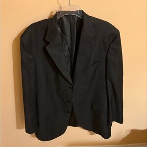 Daniel Cremieux Collection Loro Piana Dark Charcoal Wool Blazer